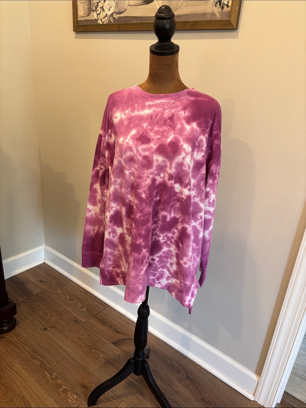 Terra & Sky Tie-Dye Crewneck Sweatshirt